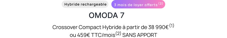 OMODA 7 — Crossover Compact Hybride